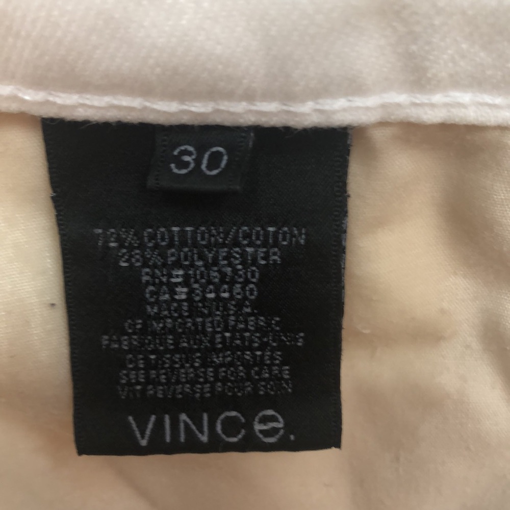 Vince Pants size 30 white - Picture 8 of 8